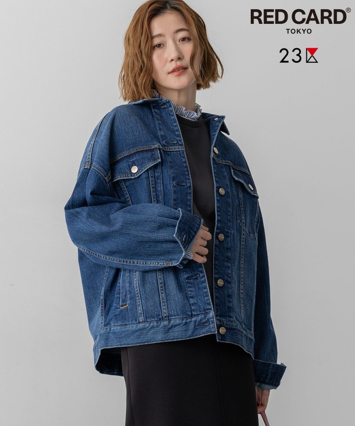 RED CARD TOKYO×23区】オーバーサイズ デニム ジャケット(508633671