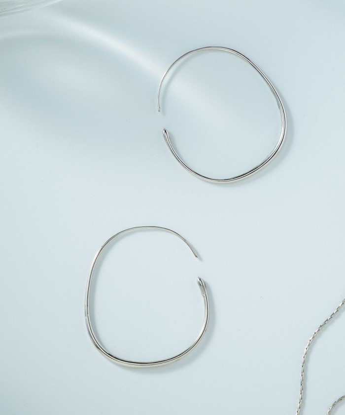 ナロー フープ ピアス(508634566)｜阪急百貨店公式通販サイト｜阪急