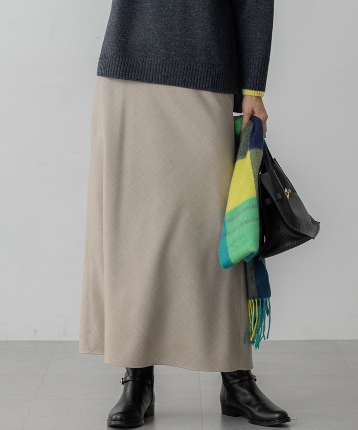 ベージュ系｜Aラインスカート｜23区 (Lサイズ)(ニジュウサンク Lサイズ