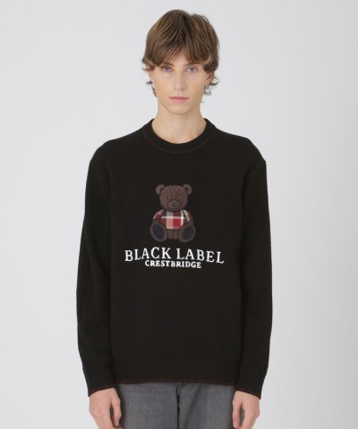 【一部店舗限定】ベアーエンブロイダリーニット