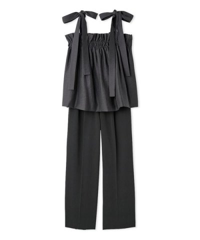 【セットアイテム】ペプラムキャミブラウス×パンツ SET UP