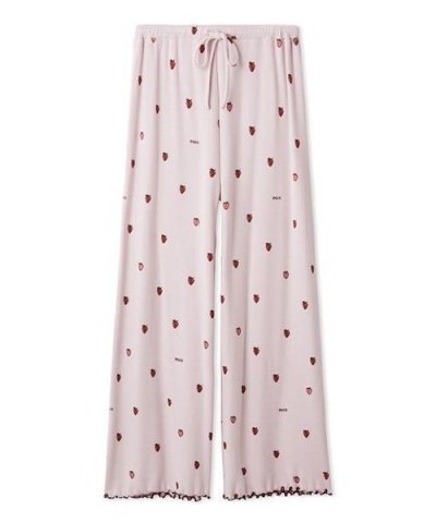 ストロベリー柄ロングパンツ