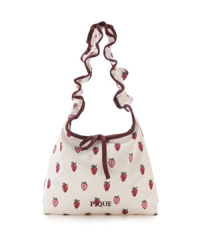 ストロベリー柄ミニバッグ