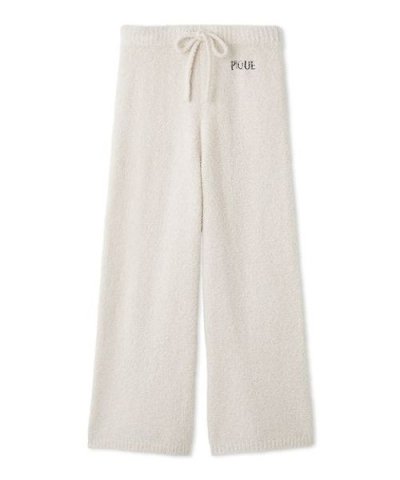 メランジロゴ刺繍ロングパンツ