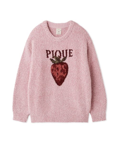 メランジストロベリージャガードプルオーバー(508636574)｜阪急百貨店