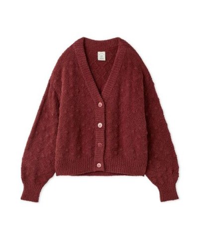 柄編みカーディガン