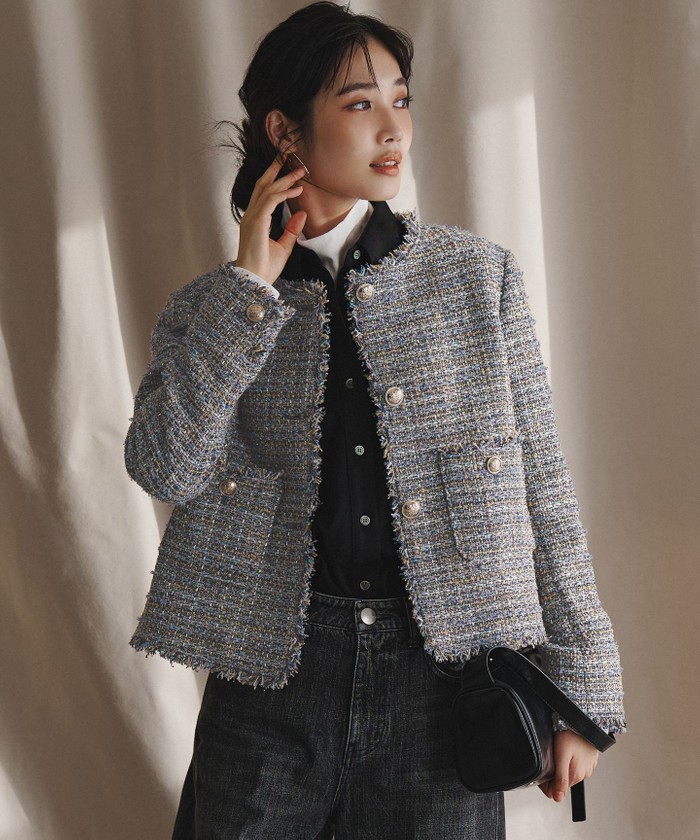 ブルー系｜ジャケット｜23区 (Lサイズ)(ニジュウサンク Lサイズ)｜阪急