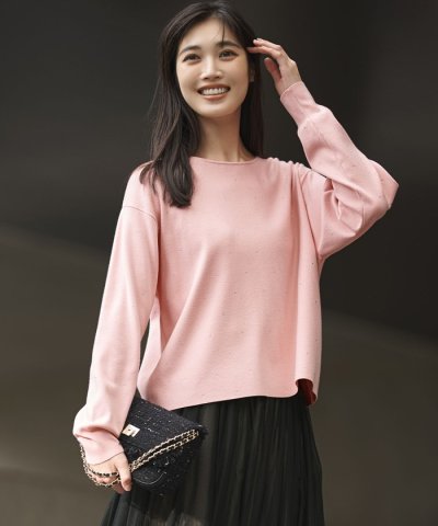 【WEB＆一部店舗限定カラーあり】クリスタルホットフィット ニット