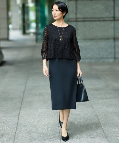 【17号サイズまで展開・カタログ掲載】トリアセダブルクロスレース ワンピース