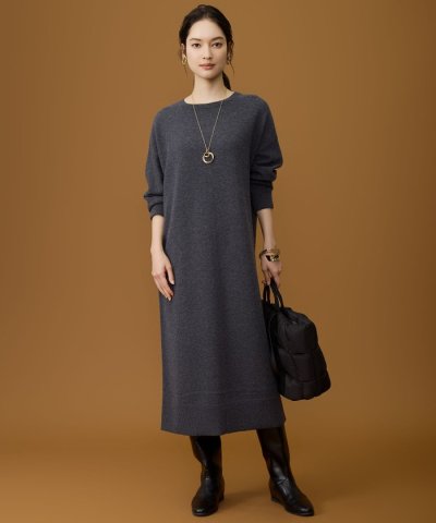 ウールハイゲージニット ワンピース