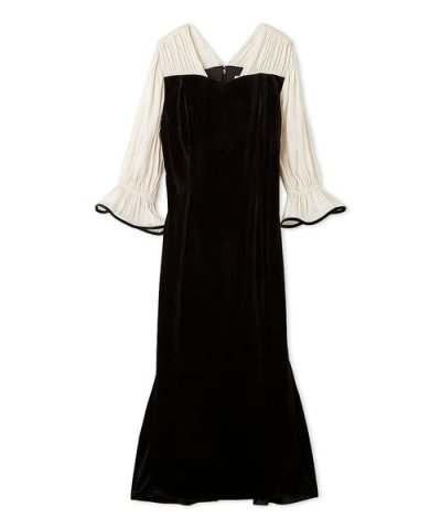 ベロアマーメイドワンピース