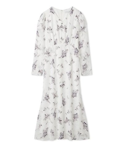 ウエストペプラムデザインワンピース