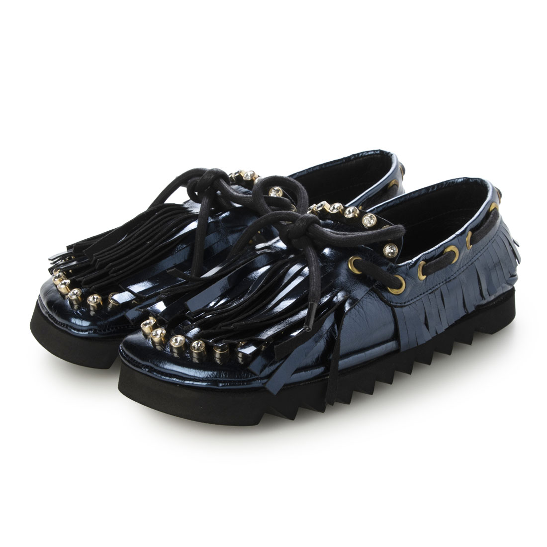 MANA パンプス　37 MANAブラック&イエロー パンプス 37 - メルカリ