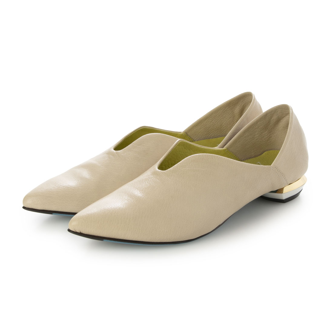 MANA パンプス　37 MANAブラック&イエロー パンプス 37 - メルカリ