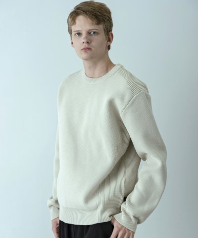 プラスフェニックス +phenix 【WEB・直営店限定】HYBRID KNIT