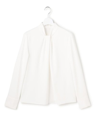 ストレッチジョーゼット ボウタイライク ブラウス