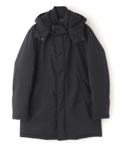 【はっ水/透湿性/防風】【BLACK OF BLACKs】スタンドカラーダウンコ