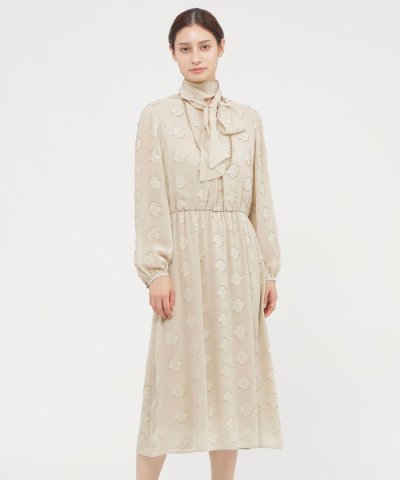 ラメカットジャカード　ワンピース