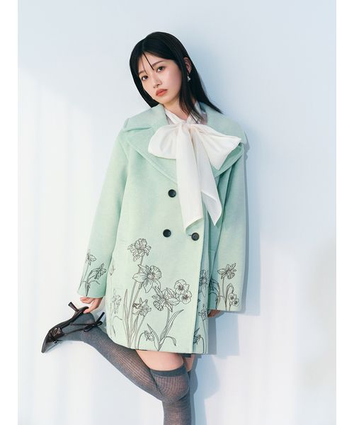 エンブロイダリーコクーンコート(508639196)｜阪急百貨店公式通販