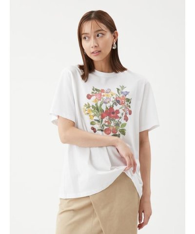 ボタニカルグラフィックTシャツ