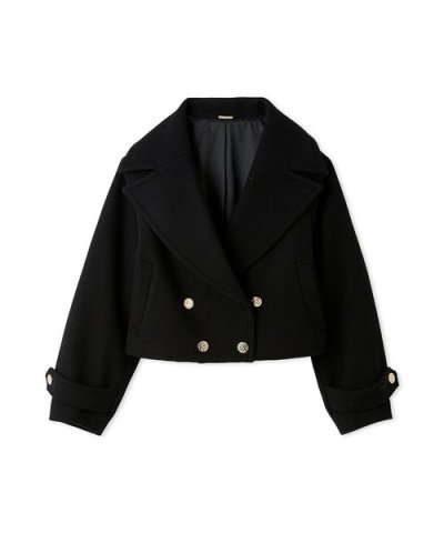 ビッグカラーショートコート