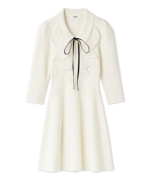 ラッフルミニニットワンピース(508640699)｜阪急百貨店公式通販サイト