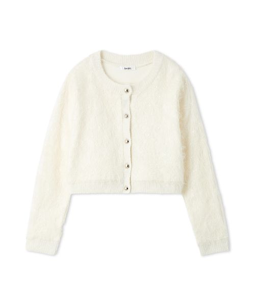 スナイデル SNIDEL レースボウタイカーディガン ホワイト 未使用品 カーディガン｜SNIDEL(スナイデル)｜阪急百貨店公式通販サイト｜阪急