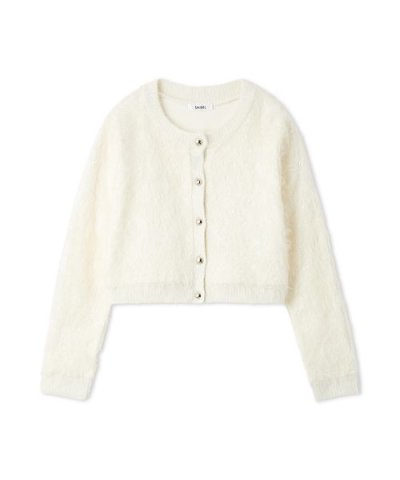 ストラクチャーレースニットカーディガン