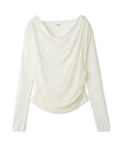 ドレープニットトップス