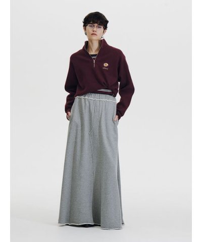 スウェットマキシスカート