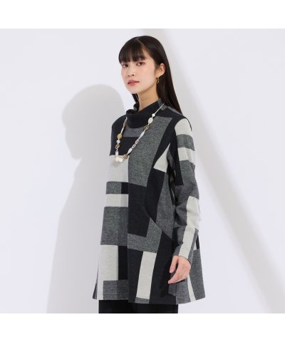 リリアンビューティ Liliane Burty 【M～4L】両面起毛チェックTシ