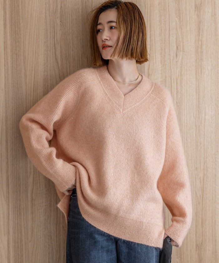 ピンク系｜ニット・セーター｜23区 (Lサイズ)(ニジュウサンク Lサイズ