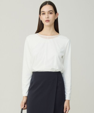 イージージョーゼット シアーレイヤードカットソー