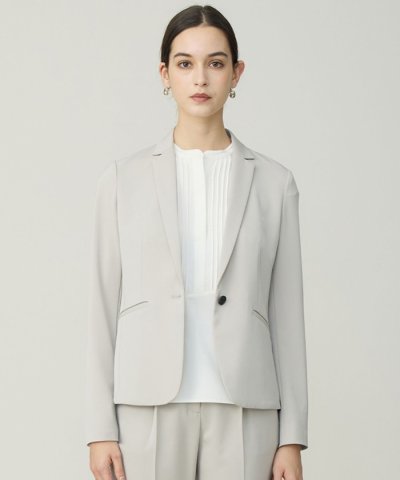 イージージョーゼット ピンタックカットソー