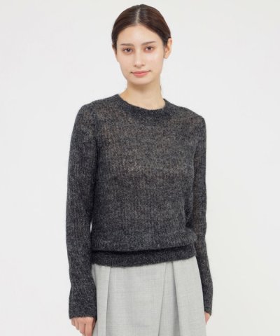 【WEB・一部店舗限定】シャギーモヘヤ混　プルオーバー