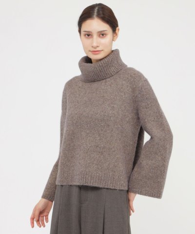 アルパカ混ラメ　プルオーバー