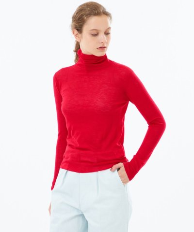 【WEB&一部店舗限定】ファインウールハイゲージタートルニット