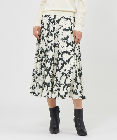 フィオーレサテン フレアスカート