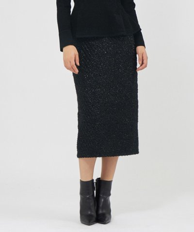 ラメフリンジニット タイトスカート