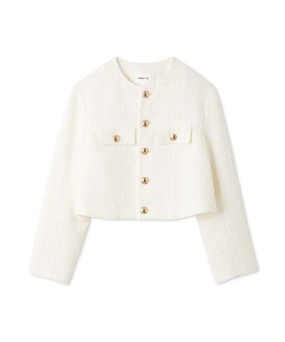 クロップドツイードジャケット