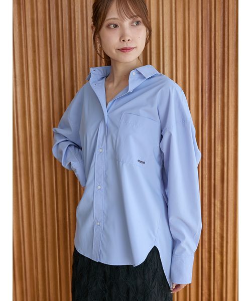 emmi（エミ） emmiロゴベーシックシャツ emmiロゴベーシックシャツ(シャツ・ブラウス)｜トップス｜emmi（エミ