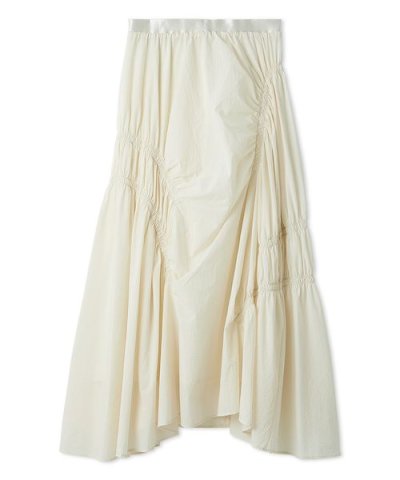 ギャザーディテールボリュームスカート