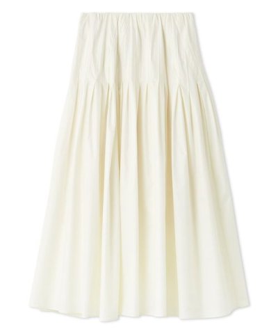 イレギュラータックフレアスカート