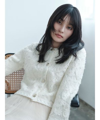 エンブロイダリーニットジャケット