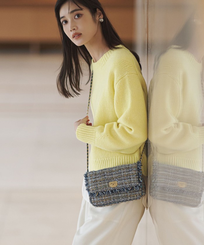 洗える】ウールカシミヤ パフスリーブ ニット(508650259)｜阪急百貨店