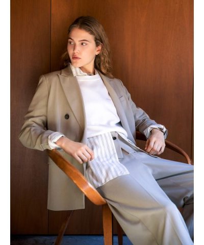 【7days】ドロストニットトップス