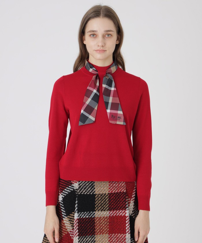 ウールアクリルブレンドスカーフニット(508622109)｜阪急百貨店公式