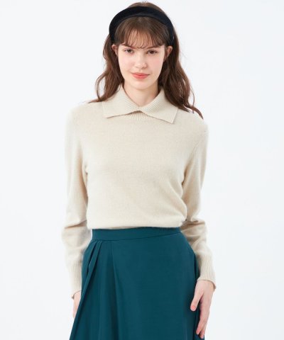 グリッターハイネックニット