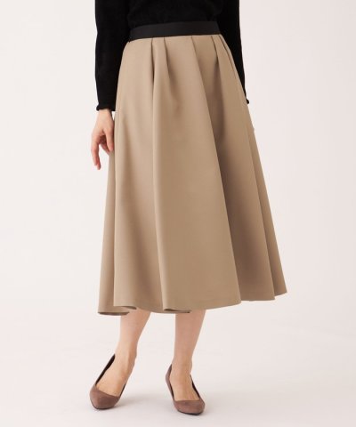 【L】ランダムタック ツイルスカート