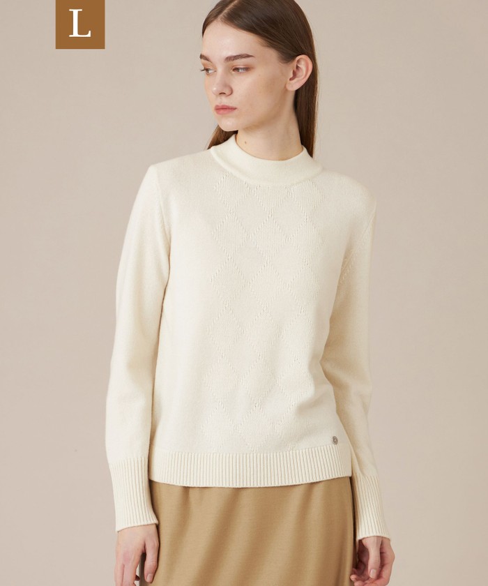 L】ウールカシミヤアーガイルニット(508648616)｜阪急百貨店公式通販